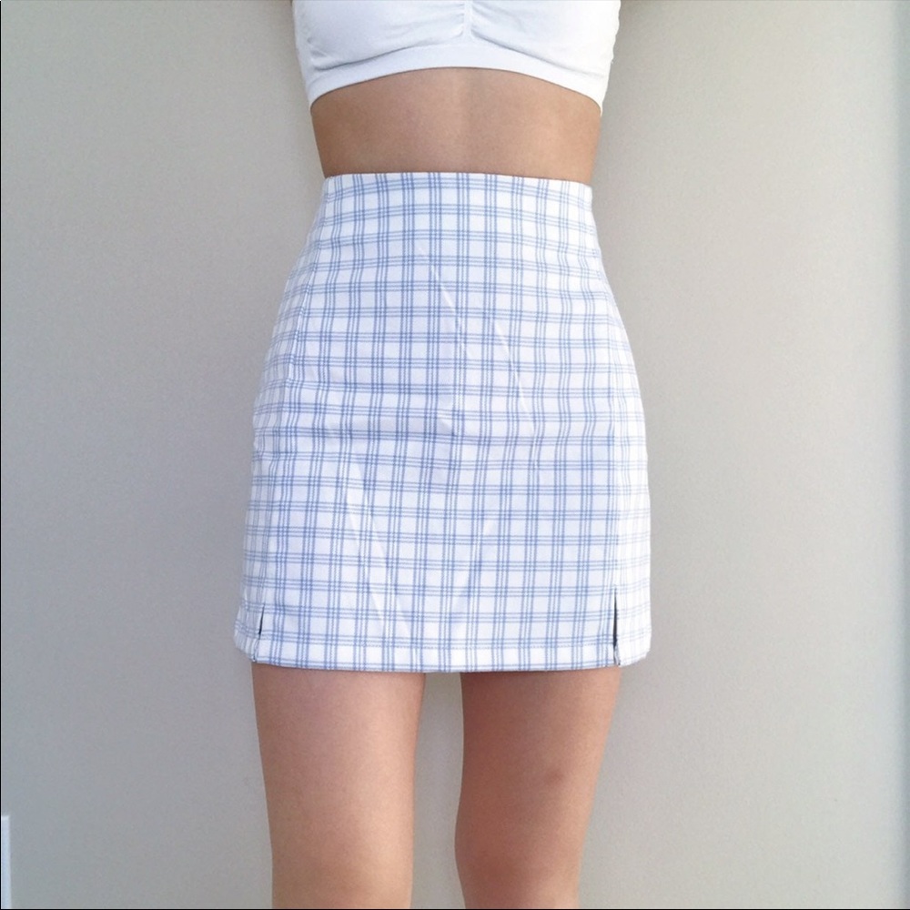 Brandy Melville Blue Cara Skirt